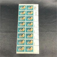 Robinson Jeffers Postage Stamp Block 1973