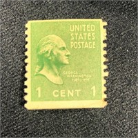 George Washington 1 Cent Stamp 1789-1797