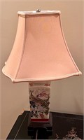 Vintage peacock lamp