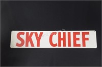"Sky Chief" Reversible "Ouvert" Metal Sign