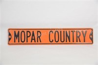 Mopar Country Embossed  Metal Sign - Reproduction