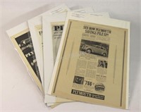 1930's Original Advertising Sheets