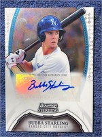 BUBBA STARLING STERLING ROOKIE AUTO