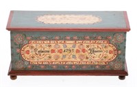 JAMES HASTRICH PAINTED BLANKET CHEST DOLLHOUSE MIN