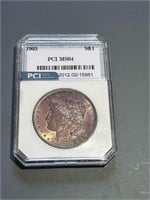 1903 Morgan Silver Dollar PCI 64 Guide $240