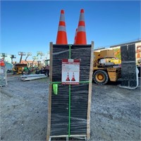 Brand New Lot of 250 Safety Highway Cones (NY71)