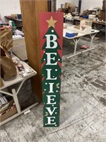 Believe sign