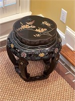 Vintage Chinese Lacquer Garden Stool