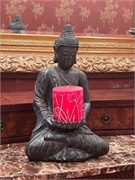 17” Buddha Statue Votive Candle Holder