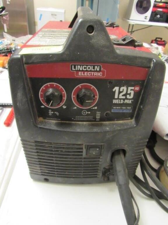 LINCOLN (USED) WELDER AND ASSORTED ITEMS