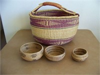 4 Indian Baskets