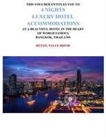 BANGKOK, THAILAND 5 Days/4 Nights Vacation Package