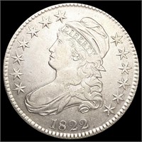 1822 Capped Bust Half Dollar CLOSELY UNCIRCULATED
