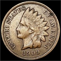 1909-S Indian Head Cent NEARLY UNCIRCULATED