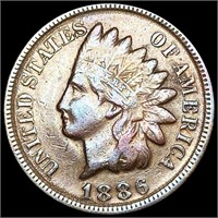 1886 T2 Indian Head Cent CHOICE AU