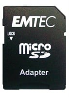 EMTEC Class 4 MicroSDHC Flash Memory Card, 4 GB wi