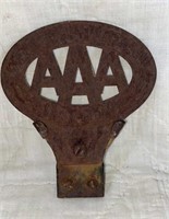 Vintage License Plate Topper AAA fiftieth