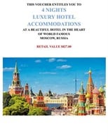 MOSCOW, RUSSIA 5 Days / 4 Nights Vacation Package