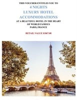 PARIS, FRANCE 5 Days / 4 Nights Vacation Package