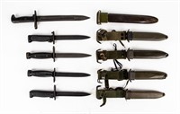 Lot of 5 Iconic US Bayonets