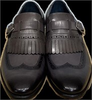 New—Carrucci Removable Kiltie Buckle Loafer Shoes