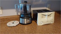 Hamilton Beach food processor & Rival toaster