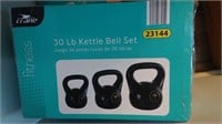 3pc set of kettle bell - 30lb