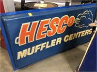 2 Hesco Muffler Center Sign Blanks
