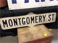 Montogomery St. Street Sign