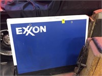 Exxon Steel Sign