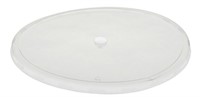 Flat Lid w/ Center Snap for 10" Plastic Round Tub