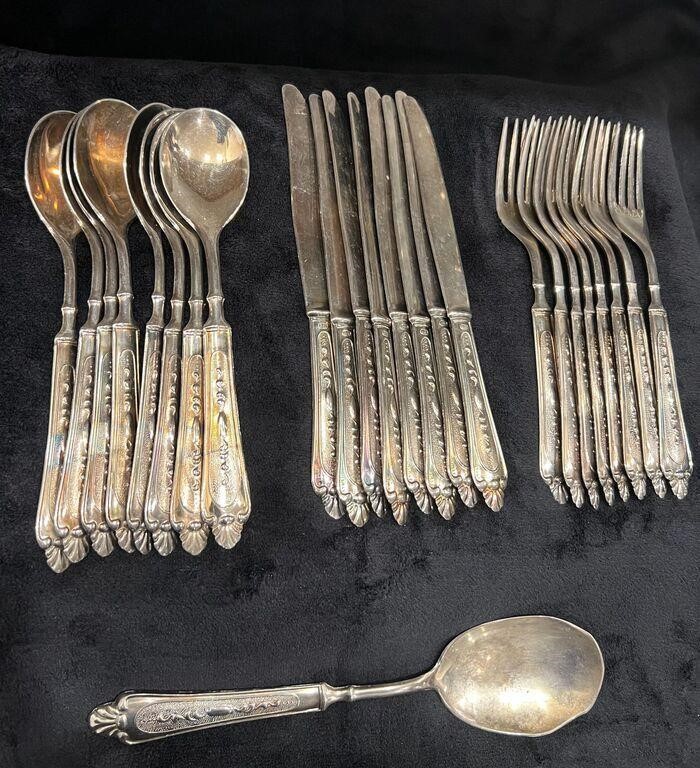 LOT, (25) SILEVER PLATED CUTLERIES - MARKED