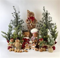 Selection of Christmas Trees & Gingerbread People