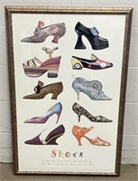 Framed Museum Shoe Poster