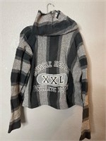 Vintage Muscle Beach Plaid Pullover