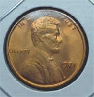 Uncirculated 1971 d. Lincoln penny