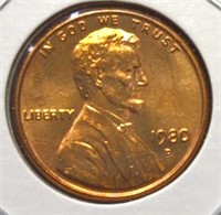 Uncirculated 1980d Lincoln penny
