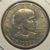 1999 p. Susan b. Anthony dollar