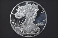 2018 ASE Style 4ozt Silver .999 Round
