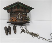 Cuckoo clock Swiss musical movement.