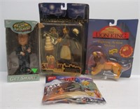 (4) Toys including 1994 Mattel Disney's Lion King