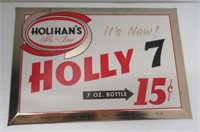 Vintage NOS 50's-60's Holihan's Ale-Beer tin over