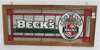 Becks Beer mirror.
