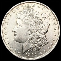 1891-O Morgan Silver Dollar CHOICE AU