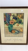‘Garden Reflections’ pastel print in vintage