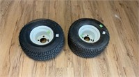 (2) Wheels w/  tires- 18x8.50-8