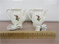 Two Porcelain Electric Teapots