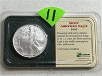 2005 Silver Eagle Dollar