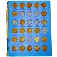 1919-1971 Wheat Cent Books [89 Coins]