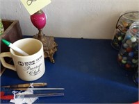 Old candle holder Pens ,cup